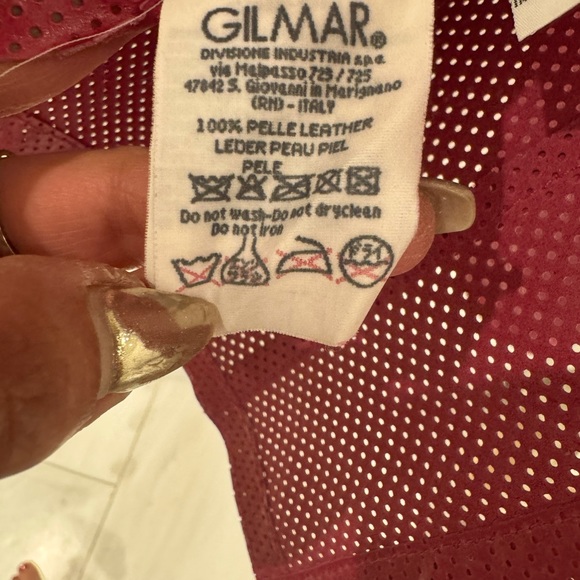 Iceberg perforated leather jacket - Picture 3 of 6